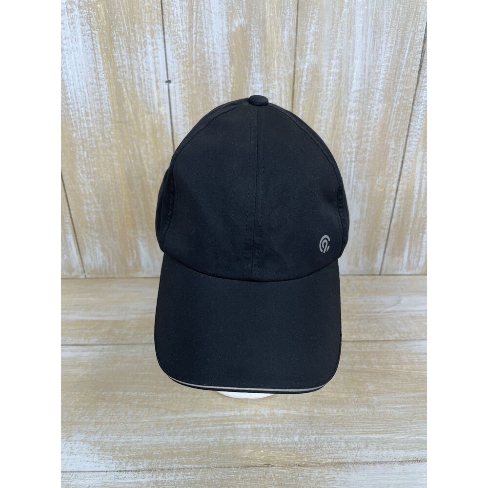 Champion C9 Strapback Hat Black One Size Solid Adjustable Outdoor